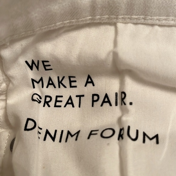 Denim Forum White Denim Pants size 29 - Picture 9 of 9